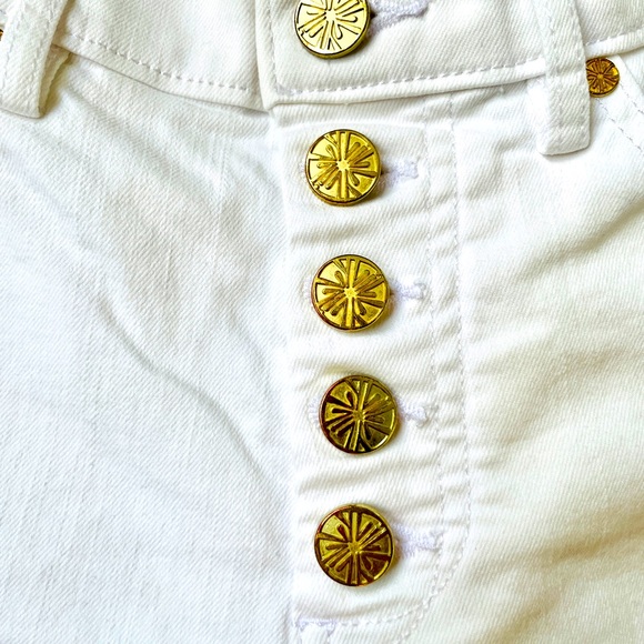NWOT🌸🌺Lily Pulitzer 🌺🌸White Jeans Women’s 8 - Picture 2 of 7